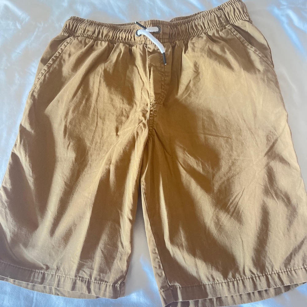 Casual Tan Shorts with Drawstring